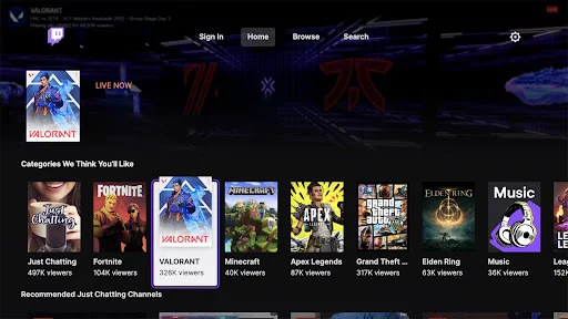 Download Twitch Live Streaming Terbaru – Tonton Game & Chat - Screenshot 19