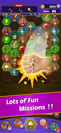 Download Shoot The Monster Terbaru – Game Puzzle 2048 Seru - Screenshot 3