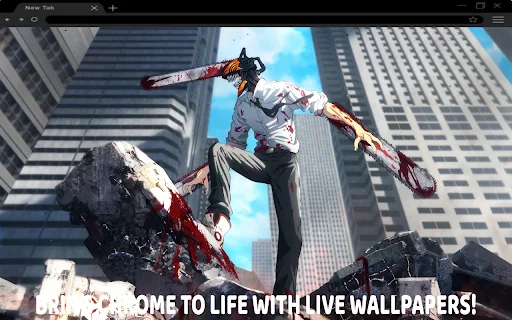 Download Chainsaw Man Live Wallpaper Chrome Terbaru Gratis - Screenshot 1