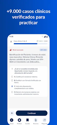 Download Gliamediq: Simulador ENARM Terbaru – Latihan Soal Medis - Screenshot 2
