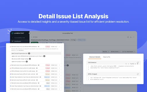 TestMu AI Accessibility DevTools – Audit Web Aksesibilitas - Screenshot 2