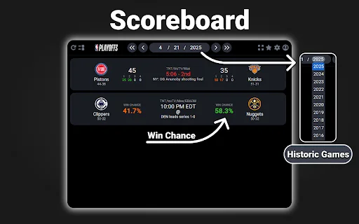 Download NBA Scoreboard Terbaru – Skor Live & Statistik Gratis - Screenshot 1