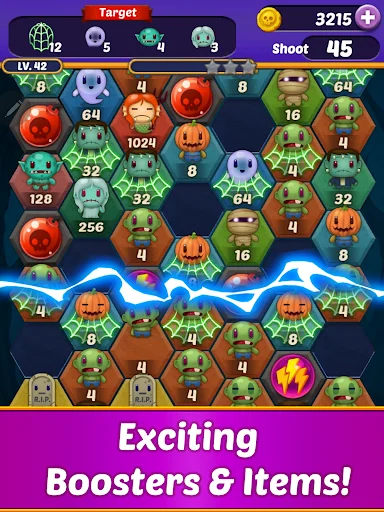 Download Shoot The Monster Terbaru – Game Puzzle 2048 Seru - Screenshot 6