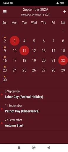 Download US Calendar 2026 Terbaru – Kalender & Pengingat Gratis - Screenshot 15