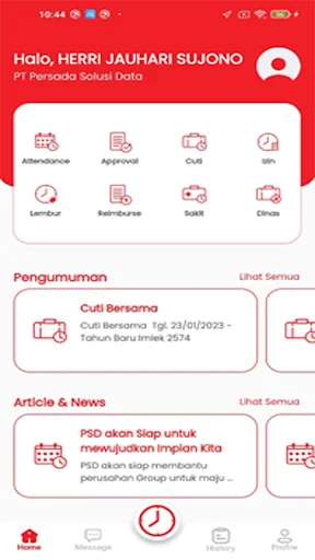 Download Persada HRIS Terbaru – Aplikasi Manajemen HR Praktis - Screenshot 1